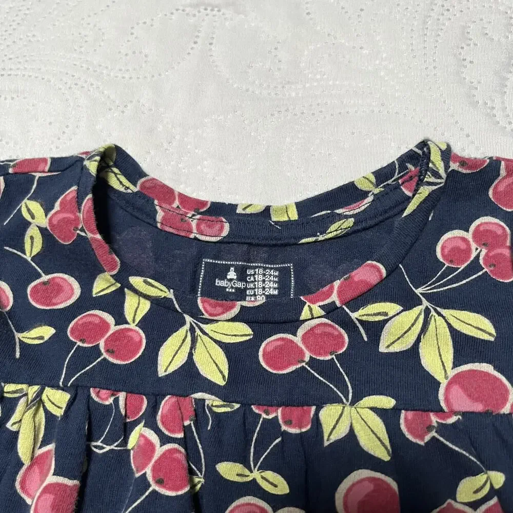 Gap Cherry Print Tunic Size 18-24m
